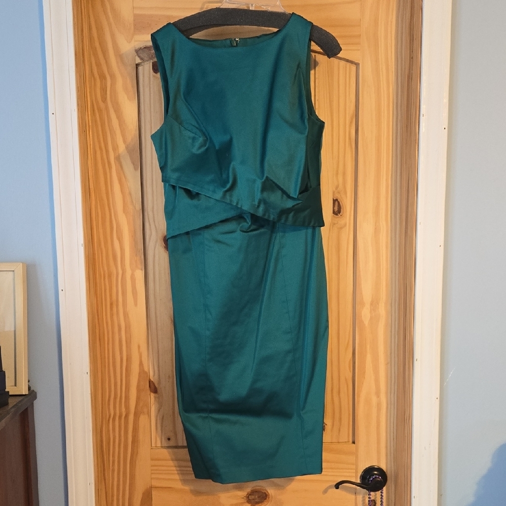 Talbots Teal Midi Dress